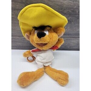 ☆Vintage☆ ~Warner Bros Looney Tunes Speedy Gonzales Plush Stuffed Animal 1996